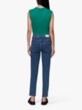 Whistles Stretch Slim Leg Jeans, Blue