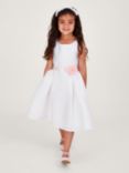 Monsoon Kids' Holly Duchess Twill Bridesmaids Dress