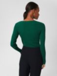 Hobbs Bethan Knitted Top, Evergreen