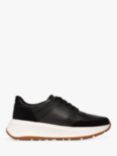 FitFlop Stacked Leather Trainers, Black