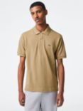 Lacoste L.12.12 Classic Regular Fit Short Sleeve Polo Shirt, Brown