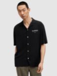 AllSaints Underground Short Sleeve Revere Collar Shirt