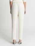 Reiss Petite Hailey Cropped Trousers, Cream