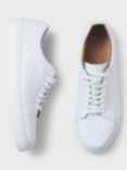 Crew Clothing Lucas Leather Lace Up Trainers