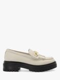 Dune Georgiana Leather Chain Tassel Chunky Loafers