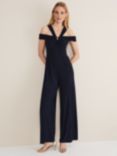 Phase Eight Dulce Jumpsuit, French Navy