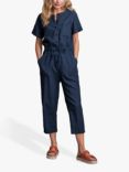 Celtic & Co. Linen Cotton Jumpsuit, Navy