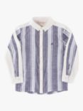 Angel & Rocket Kids' Chase Stripe Cut and Sew Shirt, Blue