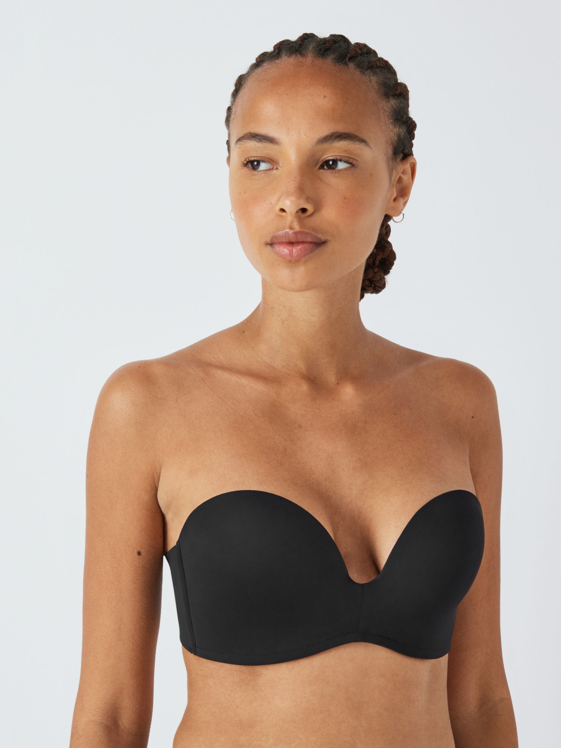 John Lewis Gentle Support Tyra Push Up Plunge Bra In Natural Size 28AA BNWT