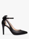 NeroGiardini Leather Bow Court Shoes, Black