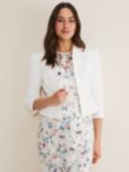 Phase Eight Isabella Bow Detail Jacket, Ivory