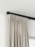 John Lewis Select Gliding Curtain Pole with Stud Finial, Ceiling Fix, Dia.30mm