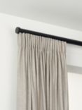 John Lewis Select Gliding Curtain Pole with Stud Finial, Wall Fix, Dia.30mm