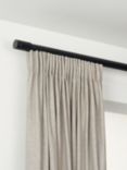 John Lewis Select Gliding Curtain Pole with Barrel Finial, Wall Fix, Dia.30mm