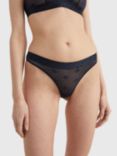 Tommy Hilfiger TH Monogram Lace Thong