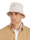 Tommy Hilfiger Organic Cotton Bucket Hat, Classic Beige