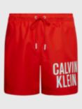 Calvin Klein Intense Power Recycled Poly Swim Shorts, Cajun Red