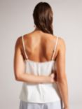 Ted Baker Andreno Scallop Trim Cami Top, White