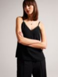 Ted Baker Andreno Scallop Trim Cami Top, Black