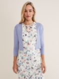 Phase Eight Salma Cropped Cardigan, Cornflower