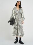 InWear Drita Relaxed Fit Long Sleeve Dress, Abstract Butterfly