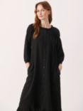 Part Two Sisse Relaxed Fit Linen Midi Dress, Black