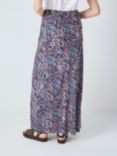 AND/OR Nyla Ikat Maxi Skirt, Pink/Multi