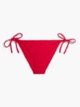 Calvin Klein Monogram String Bikini Bottoms, Cajun Red
