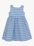 Trotters Kids' Nicole Striped Dress, Blue