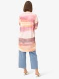 Noa Noa Liann Watercolour Mini Tunic Dress, Rose/Multi