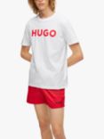 HUGO Dulivio Logo T-Shirt, White