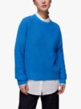 Whistles Ribbed Cotton Crew Neck Jumper