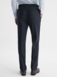 Reiss Dunn Cross Fleck Textured Trousers, Navy