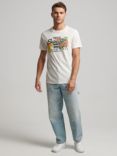 Superdry Japanese Graphic Logo T-Shirt, Off White