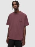 AllSaints Underground T-Shirt, Sage Purple