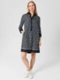 Hobbs Marci Tunic Dress, Navy/Multi