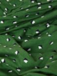 Hobbs Nadina Abstract Geometric Midi Shirt Dress, Pea Green