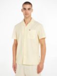 Tommy Hilfiger Linen and Organic Cotton Camp Shirt, Lemon Zest