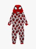 Brand Threads Kids' Spiderman Onesie, Red/Grey
