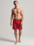 Superdry Polo Swim Shorts, Rouge Red