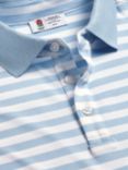 Charles Tyrwhitt RFU Short Sleeve Pique Polo Shirt, Light Blue