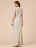 Adrianna Papell Sequin Guipure Popover Gown, Biscotti