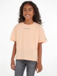 Calvin Klein Jeans Kids' Cotton Boxy T-Shirt, Fresh Cantaloupe