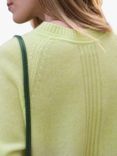 Pure Collection Lofty Cashmere Jumper, Heather Zest