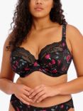 Elomi Lucie Stretch Plunge Underwire Bra, Rock N Rose