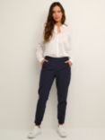 KAFFE Hannie Cropped Casual Trousers