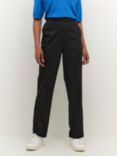 KAFFE Sakura Slim Tailored Trousers, Black Deep