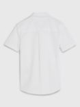 Tommy Hilfiger Kids' Organic Cotton Blend Stretch Oxford Shirt, White