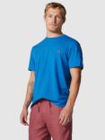 Rodd & Gunn Gunn Cotton Slim Fit Short Sleeve T-Shirt, Azure