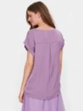 Saint Tropez Briana Blouse, Orchid Mist